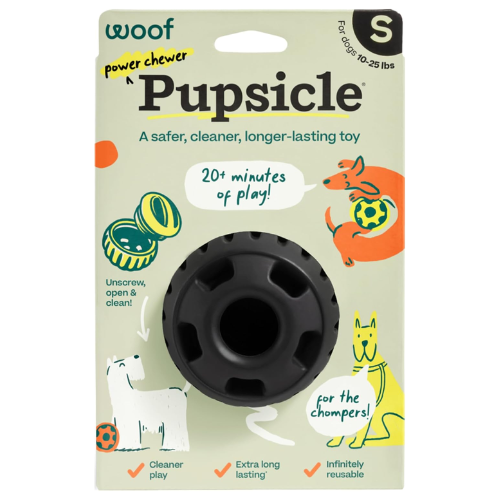 Woof Pupsicle Black Power Chewer Small