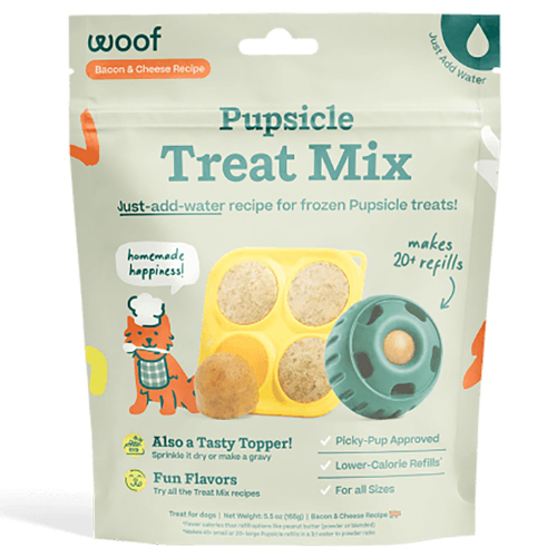 Woof Pupsicle Pop Treat mix Bacon 5.5oz