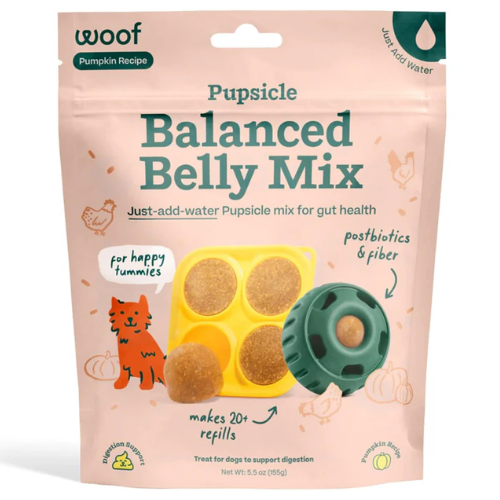 Woof Pupsicle Pop Treat mix Balanced Belly 5.5oz