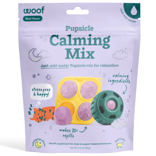 Woof Pupsicle Pop Treat mix Calming 5.5oz