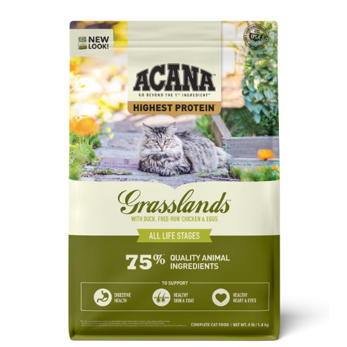 Acana Highest Protein Cat Grasslands 4#