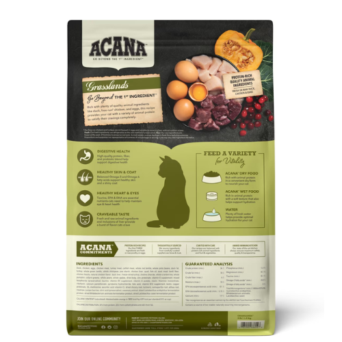 Acana Highest Protein Cat Grasslands 4#