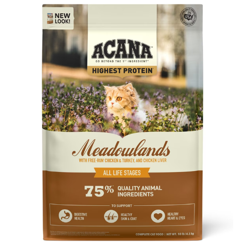Acana Highest Protein Cat Meadowlands 10#