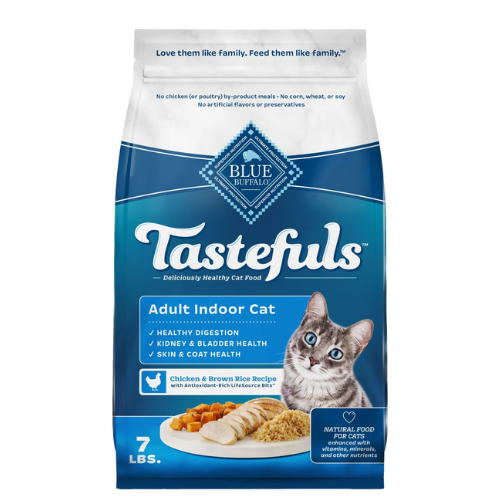 Blue Buffalo Tastefuls Cat Indoor Chicken & Brown Rice 7#