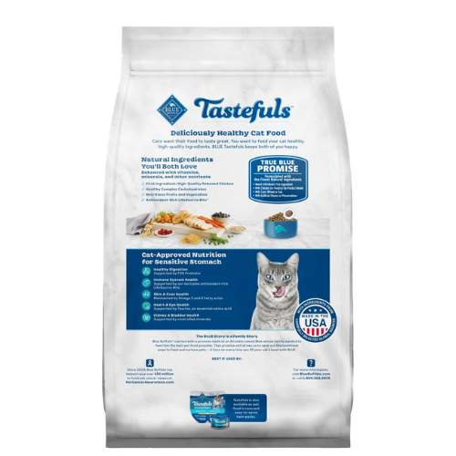 Blue Buffalo Tastefuls Cat Sensitive Stomach Chicken & Brown Rice 7#