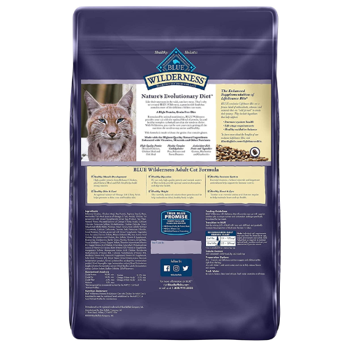 Blue Buffalo Wilderness Cat Grain Free Chicken 12#