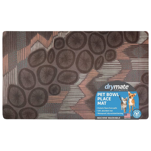 Drymate Placemat Grey with Abstract Lines