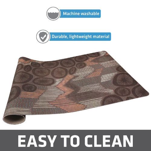 Drymate Placemat Grey with Abstract Lines