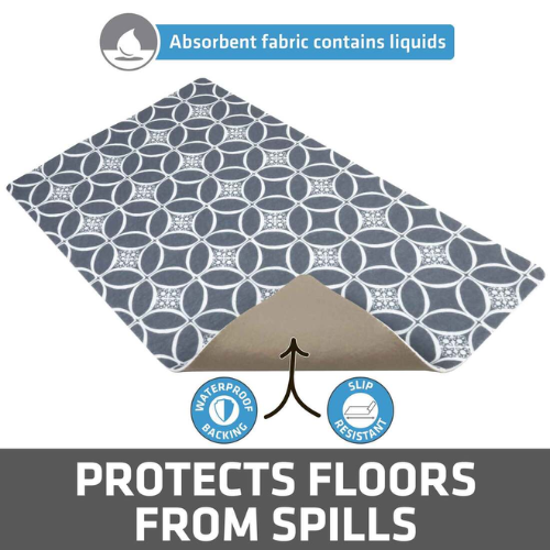 Drymate Placemat Grey Pattern