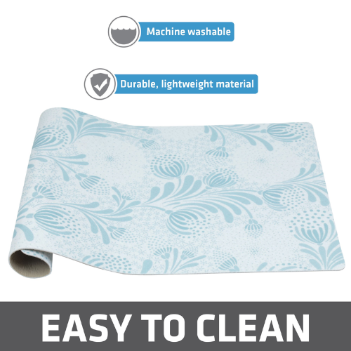 Drymate Placemat Blue Floral Pattern
