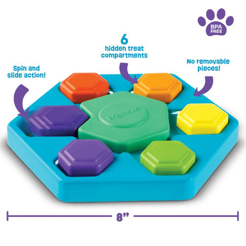 Brightkins Spin & Seek Hexagon Dog Puzzle