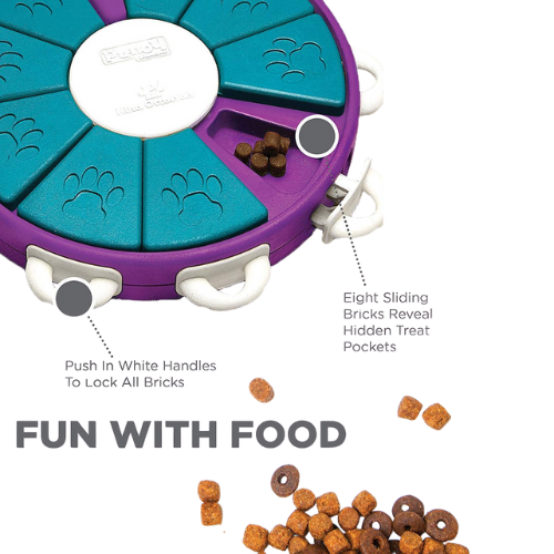 Outward Hound Dog Twister Treat Puzzle Purple