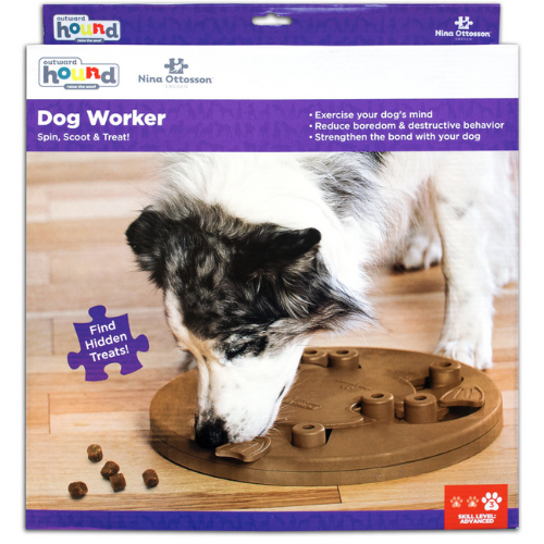 Outward Hound Dog Worker Treat Puzzle Green