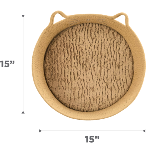 Catstages Cat Bed & Basket Tan 15