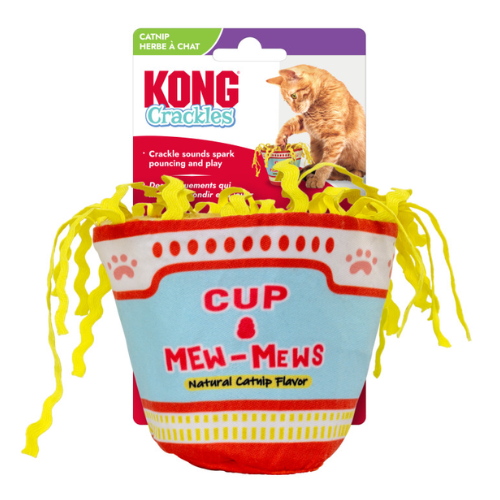 Kong Crackles Cup of Mew-Mews Cat Toy