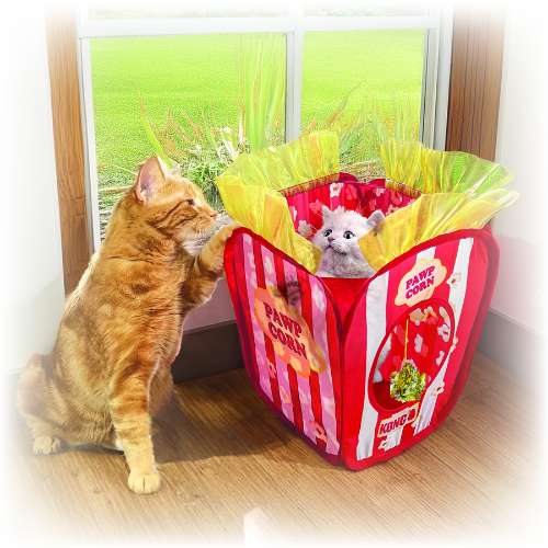 Kong Play Spaces Pawpcorn Pop-Up Cat Hut