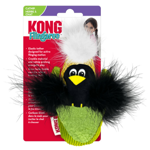 Kong Flingaroo Corny Bird Cat Toy