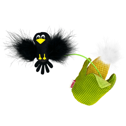 Kong Flingaroo Corny Bird Cat Toy