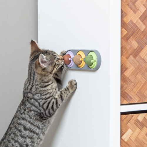 Trixie 3 Flavor Lick & Play Station Cat Toy