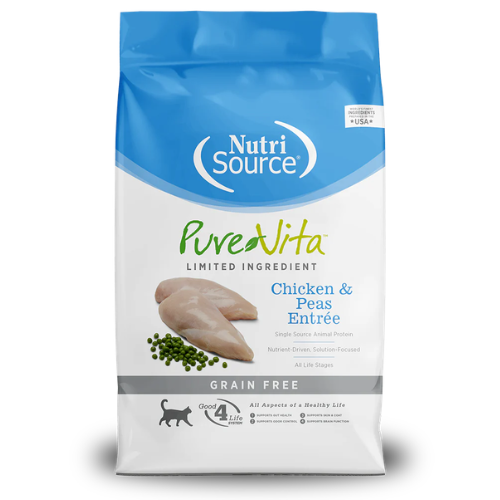 PureVita Cat Grain Free Chicken & Peas 12#