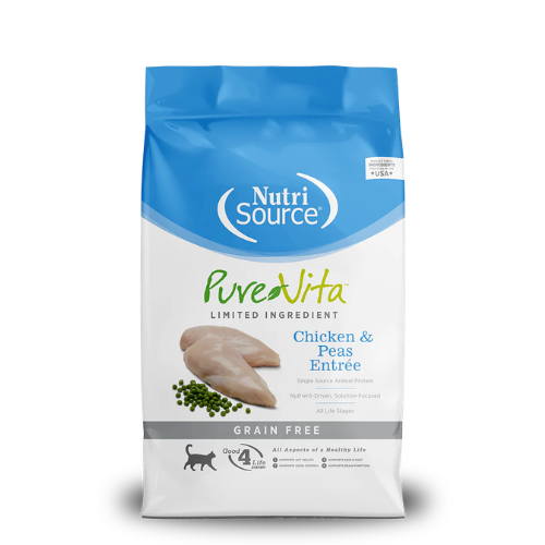 PureVita Cat Grain Free Chicken & Peas 4#