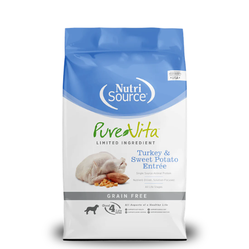 PureVita Dog Grain Free Turkey Sweet Potato Pea 4#