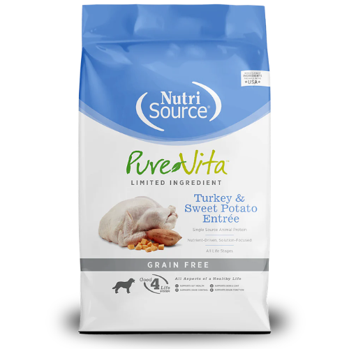 PureVita Dog Grain Free Turkey Sweet Potato Pea 25#