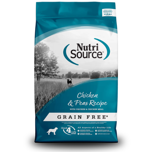 NutriSource Dog Grain Free Chicken & Pea 26#