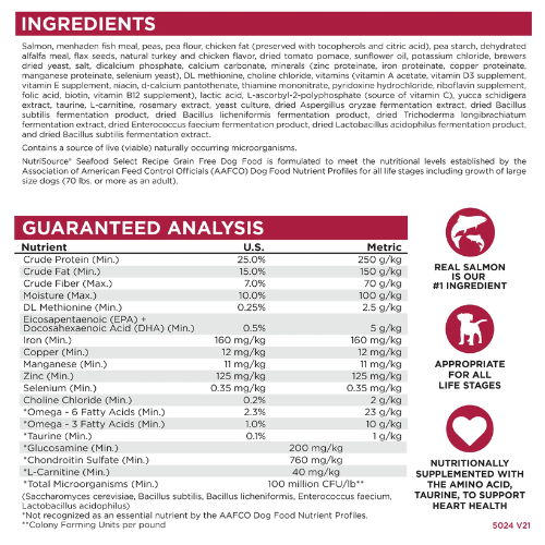NutriSource Dog Grain Free Seafood Select 26#
