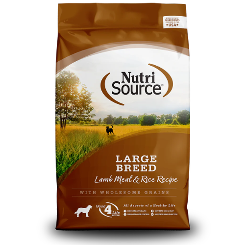 NutriSource Dog Large Breed Lamb & Rice 26#