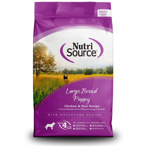 NutriSource Large Breed Puppy Chicken & Rice 26#