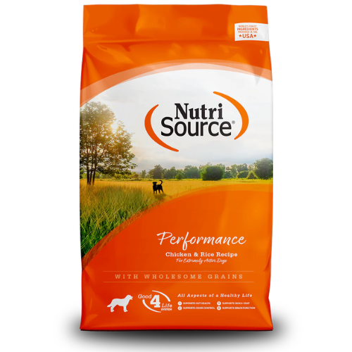 NutriSource Dog Performance Chicken & Rice 40#