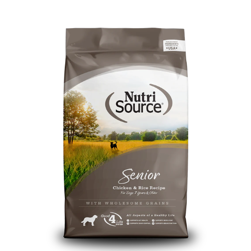 NutriSource Dog Senior Chicken and Rice 4#