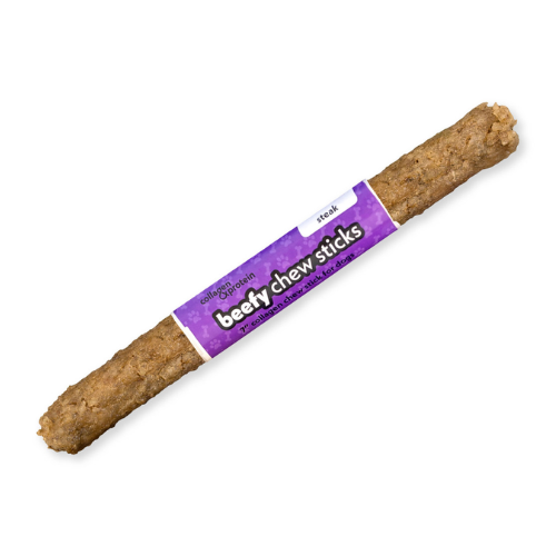 Frankly Dog Chews Beefy Sticks Steak 7"