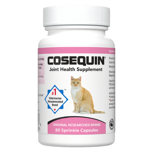 Cosequin Cat Joint Health Supplement Chicken & Tuna Flavor Capsules 80ct