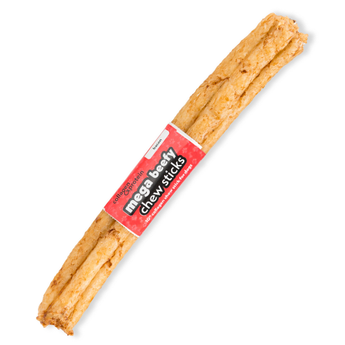 Frankly Dog Chews Mega Beefy Sticks Bacon 10"