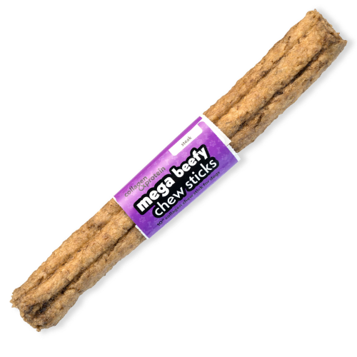 Frankly Dog Chews Mega Beefy Sticks Steak 10"