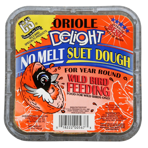 C&S No Melt Oriole Delight Suet Dough 11.75oz