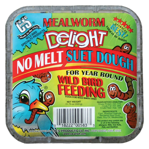 C&S No Melt Mealworm Delight Cake 11.75oz