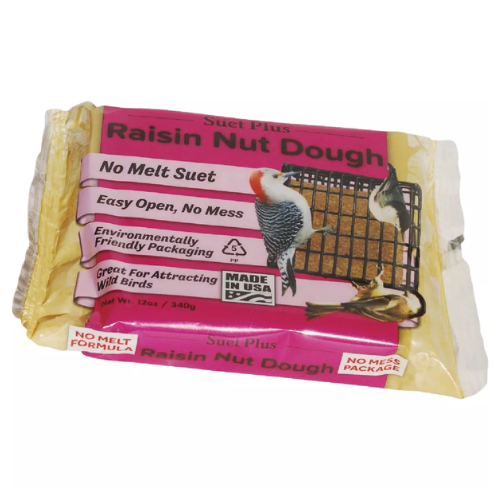 Suet Plus No Melt Dough Raisin Nut 12oz