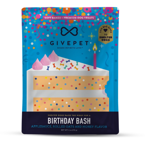 GivePet Birthday Bash Soft Baked Dog Treats 6oz