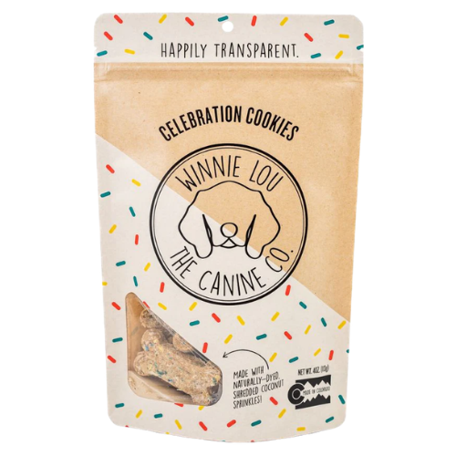 Winnie Lou Celebration Cookies Dog Treats 4oz