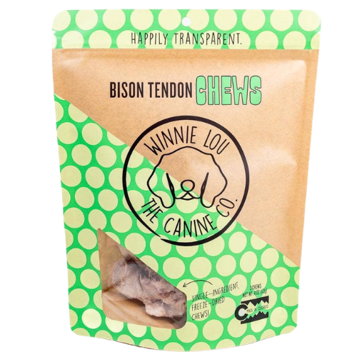 Winnie Lou Freeze Dried Bison Tendon Chews 4oz