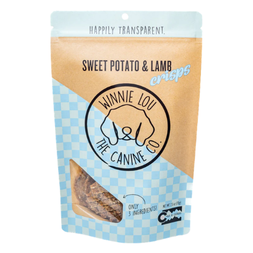 Winnie Lou Sweet Potato & Lamb Crisps Dog Treats 2.5oz