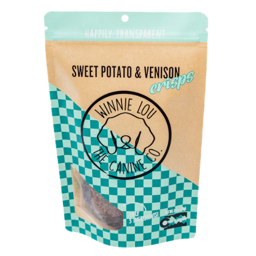 Winnie Lou Sweet Potato & Venison Crisps Dog Treats 2.6oz