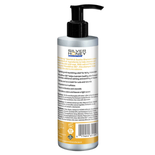 Silver Honey Nourish & Soothe Shampoo with Odor Neutralizer 16oz