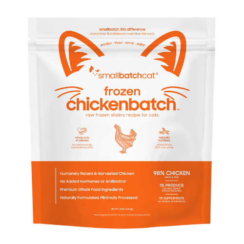 Smallbatch Cat Frozen Chicken Sliders 3lb
