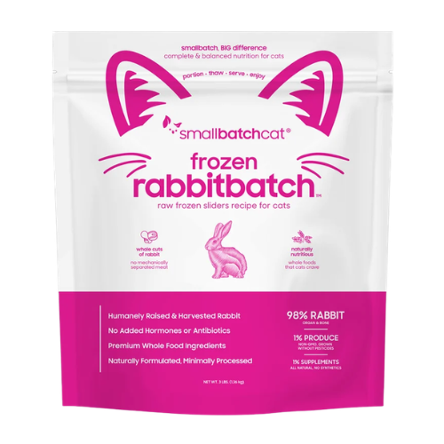 Smallbatch Cat Frozen Rabbit Sliders 3lb