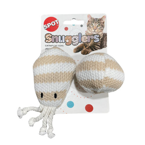 Spot Snugglers Squid & Ball Assorted Cat Toy