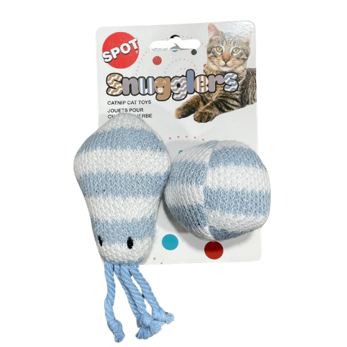 Spot Snugglers Squid & Ball Assorted Cat Toy